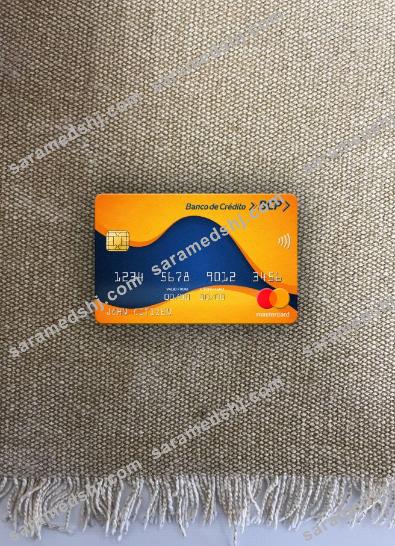 Peru Banco de Credito del Peru (BCP) bank mastercard photolook front